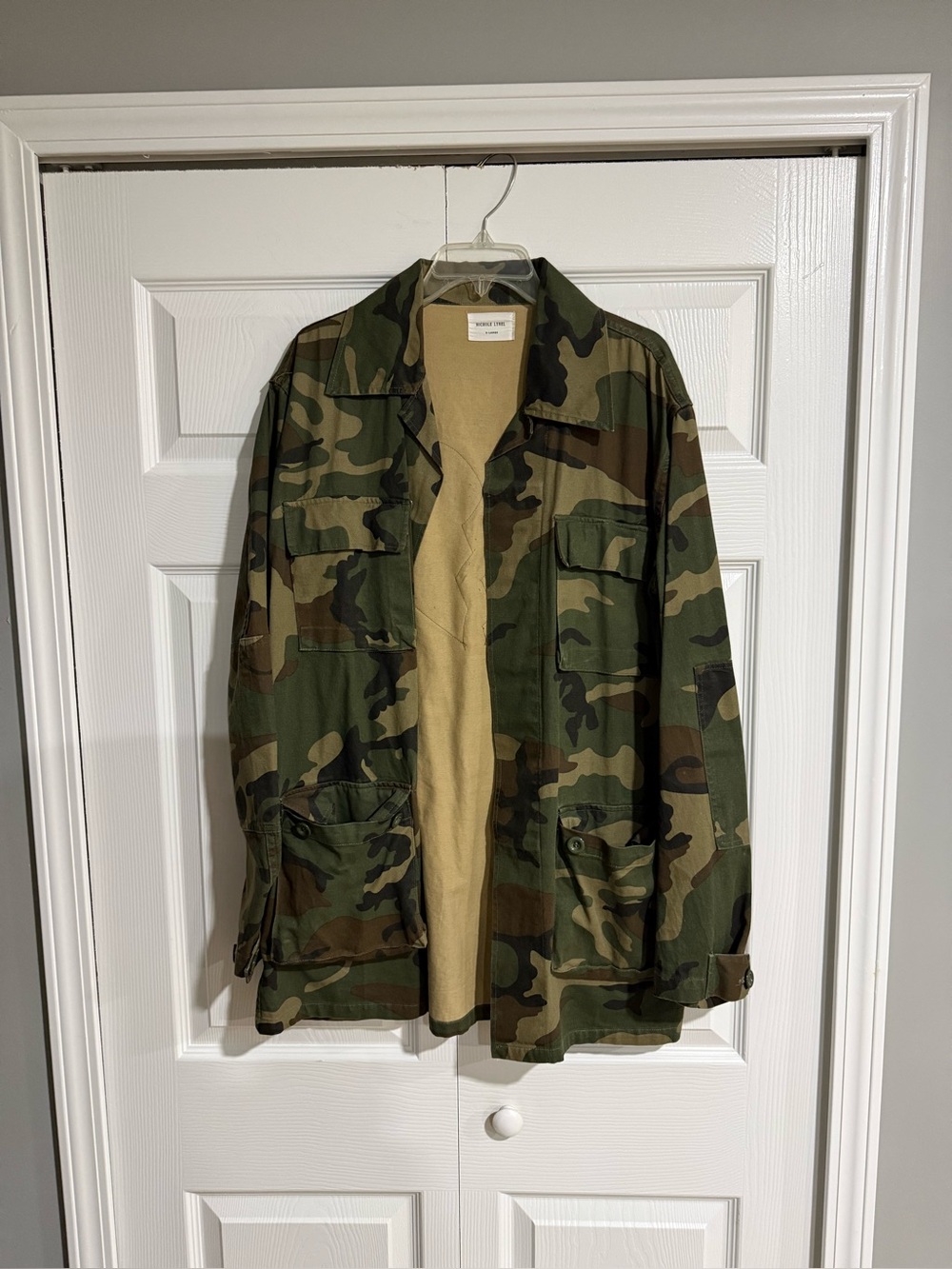 Classic women Camouflage Field Jacket - Green Camo
